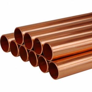 China C12200 Copper Pipe Tube Bright Surface Round Shape For Air Conditioner factory