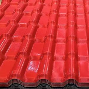 China 160mm Wave Asa Synthetic Resin Roof Tile Weather Resistance Spanish Roof Sheets factory