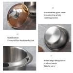 Best Selling Kitchen Pots Multiple Sizes Food Grade 18/8 Stainless Steel Soup