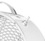 White SAA Retro Electric Fan 20cm 2 Speed 4 Aluminium Blade For Australia Market
