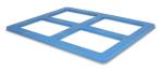 High quality 1422x1118x115 Cola beer cans used plastic pallets