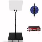 Adjustable Glass Height 17 inch Teleprompter for TV Video Conferences and Live