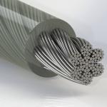 7x19 Gym Fitness Steel Cable Tpu Coated Flexible Steel Wire Rope Grade