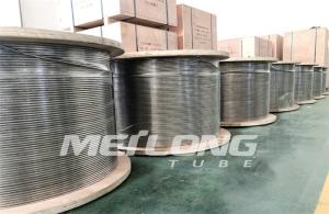 China Stainless Steel 316L Capillary Chemical Injection Line Stainless Steel Coiled Tubing factory