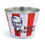 Decorative Metal Handle Bucket , Household Cleaning Galvanized Pail With Handle