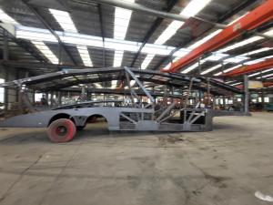China Reliable2 Axle Car Trailer with Compact Design Fuwa/BPW Axle and Vehicle Hauling factory