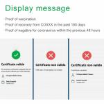 COVID 19 Digital Green Passport Eu Health Code Reader Italy Checked Green Pass