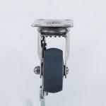 3 Inch 304 Stainless Steel Caster Wheels Flat Type Soft Wheel Waterproof casters