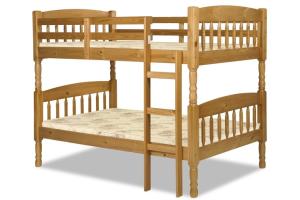 China modern bunk bed pine wood factory