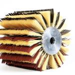 Polish Wood Cylindrical Sandpaper Brush for metal surface finishing
