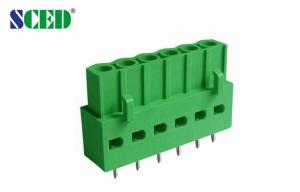 China PCB Plug In Terminal Block 2 - 22 Poles 18A Male And Female Connector factory
