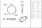 White Moissanite Diamond Minimalist Custom Sytle Wedding Ring For Women
