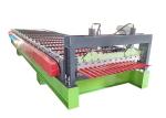 Galvanized Steel Corrugated Sheet Roll Forming Machine Working Speed 10-15 M/Min