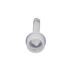 Black And White Nail Polish Brush Arc Shaped Nylon Material