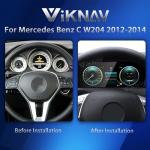 VIKNAV 12.3" Digital Speedometer for Mercedes Benz C-Class W204 2012-2014