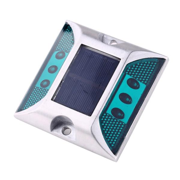 104*123*23mm Solar Road Stud Aluminium Road Stud Flashing Light Cat Eye Road