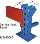 Full Welded Teardrop Pallet Rack Storage Shelves For Warehouse 120 *144 Inch