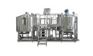China Two Vessel Brewing 5BBL Automated Beer Brewing System SS304 For Beer Production factory