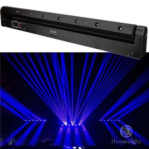 China Portable Stage Animation Laser Light For Disco Night Club DJ 8 Eye Red Color Laser Bar factory