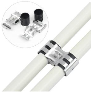 China Chromed Assembly Accessories Connector And Joints Diameter 28mm For Lean Tube Joints factory