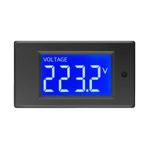 China Large Screen LCD Display AC Digital Ammeter 80 ~ 260V 5A CE FCC factory
