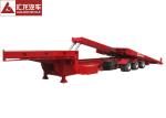 Red Color Flatbed Tow Truck Hydraulic System Control , Flat Deck Tow Truck Easy
