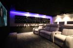 Polyester Fiberboard Fiber Optic Star Panels 9mm Cinema Ceiling Remote Control