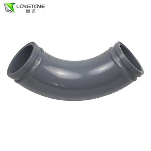 China DN125 Schwing Concrete Pump Parts Pipe Elbow Curving Welding factory