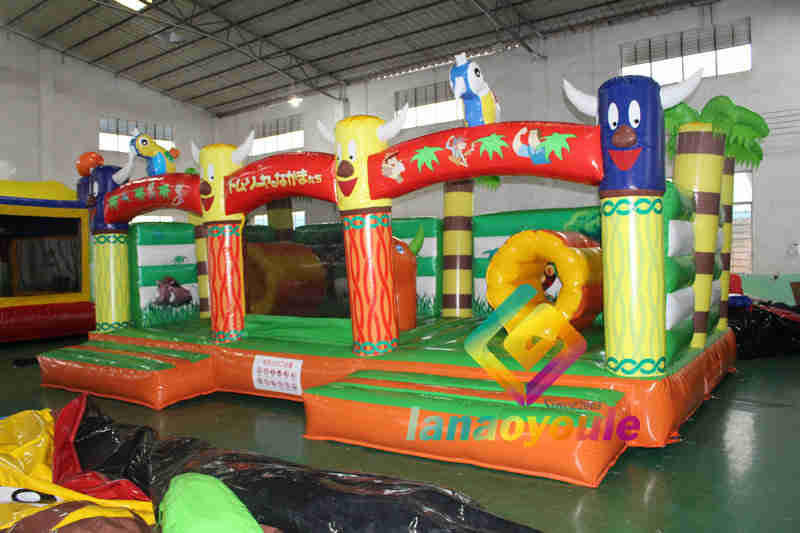 Toddler Playground 7X4.5X2.8m Inflatable Combo Bouncer House