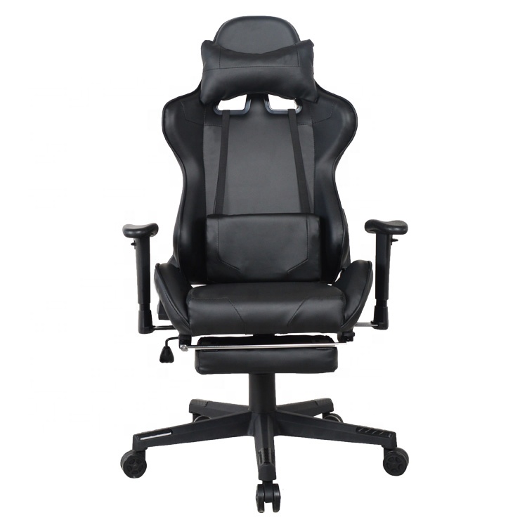 PC Gamer Racing Style Executive Chair GENUINE LEATHER Comfortable Gaming Office Chair
