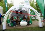 Pop-up tent advertising for exhibitions , inflatable event tents , inflatable