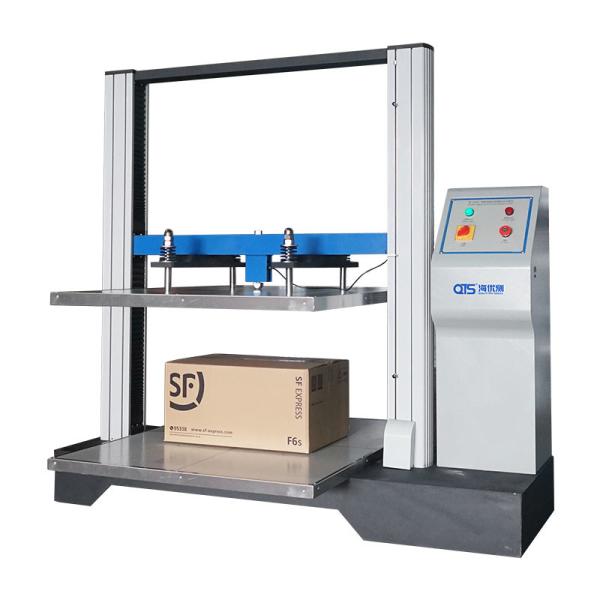 LCD Display Box Compression Testing Machine With Windows 7 Control System