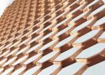 Building Aluminum Expanded Metal Wire Mesh 3.0mm Thickness Anodized