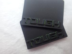 China Eco Friendly Ink Screen Printing Label Double Color PVC Material factory