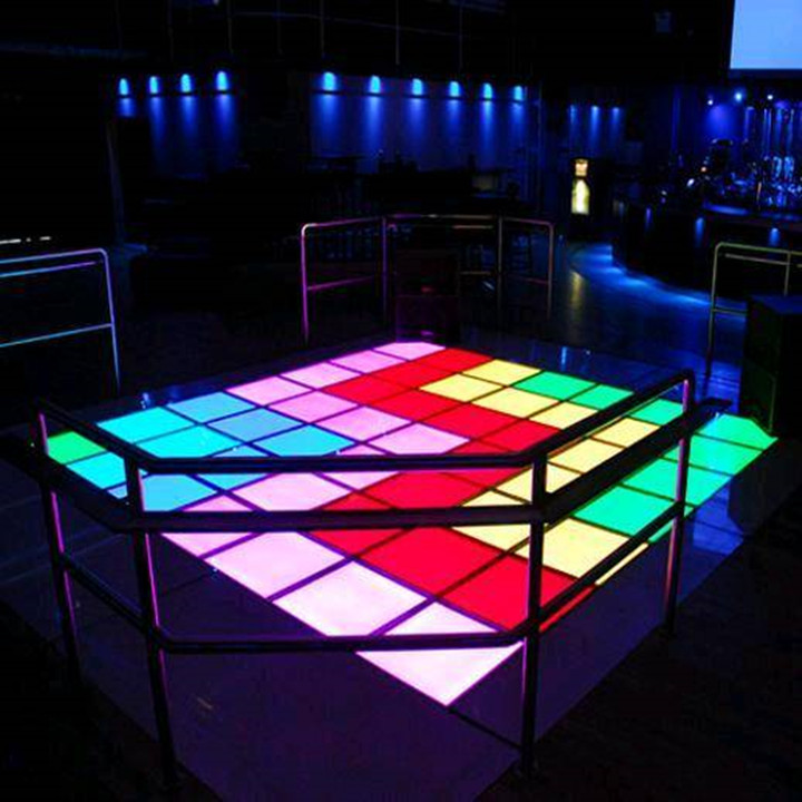 LED Dance Floor Gravity Induction Dance Panel Inductive Floor Tile Waterproof IP65 Outdoor/Indoor Event