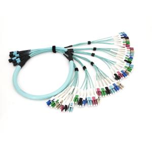 China High Speed SM MM 24 36 48 Fiber MPO MTP Harness Cable For Data Center factory