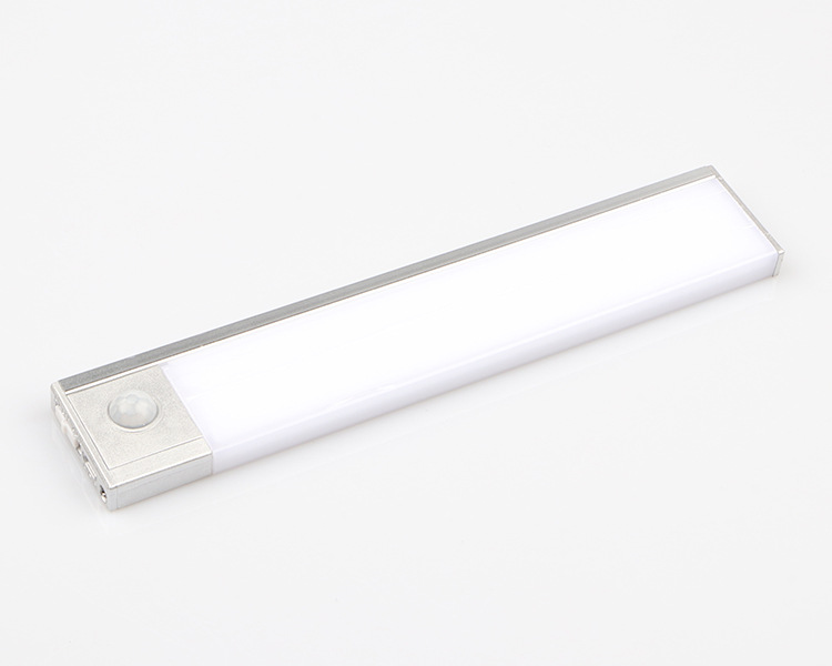 PIR Motion Sensor LED Under Cabinet Light USB Rechargeable Wardrobe Closet Night Light