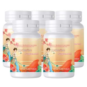 China Gluten Free Berberine Complex Capsules with Turmeric Curcumin factory