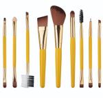 9 in 1 make up tools set orange and yellow