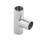 Silver Stainless Steel 304 316L Pipe Connection Fittings for Industrial Welding
