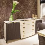 17.7in Sideboard Buffet Console Table 1.5m Matted 4 Drawer