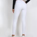 White Horse Riding Pants Full Seat Silicone Anti Pilling Womens Equestrian