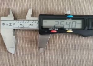 China 1inch aperture flat Twill Weave Stainless Steel Wire Mesh Screen factory