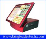 Compact 15 " Black Pos Touch Terminal For Restaurant , Bar , Pub , Nightclub