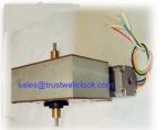 double side city street clocks/movement with stepper motor night lighting