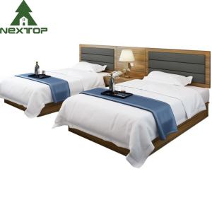 China Deluxe Hotel Double Single Room Bed King And Queen Guest Room Furniture factory