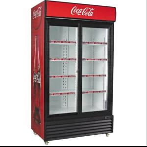 China 660l Drink Glass Door Display Freezer, 2000mm Glass Door Display Freezer factory