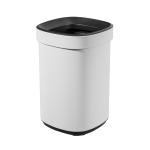SS Rectangle Open Top Trash Bin ，Open Lid Trash Can Stainless Steel