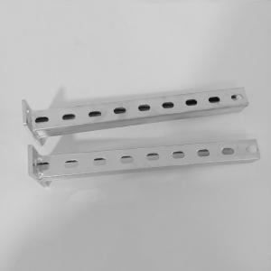 China ASME ASTM Pregalvanized Unistrut Steel Plate Brackets 0.1mm Strut Cantilever Bracket factory