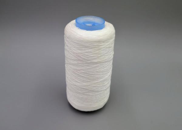 High Strength 100% Bright Polyester Yarn Bag Closing Thread Raw White 20s/6 20s